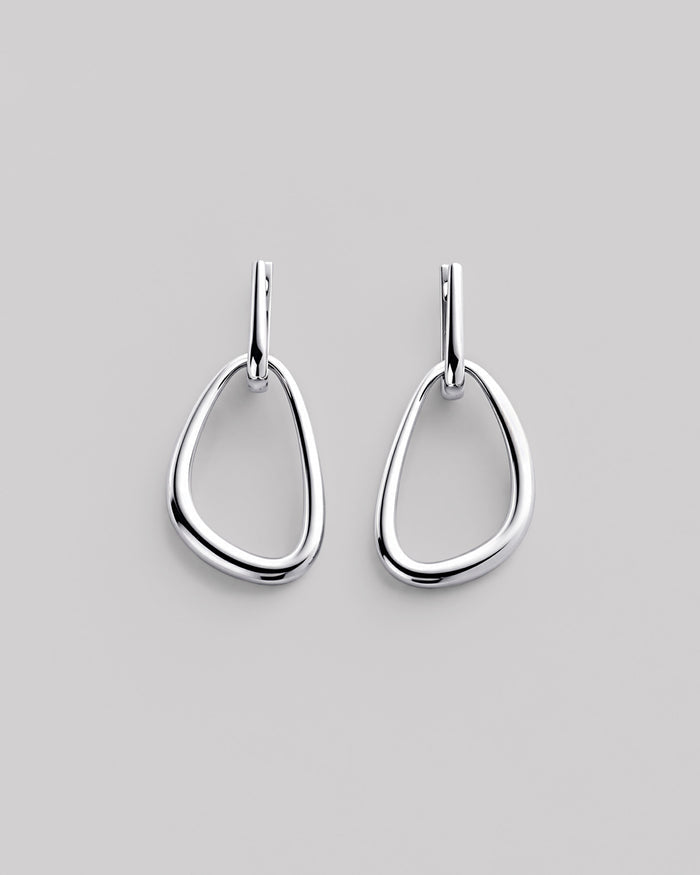 Silver earrings FLOAT