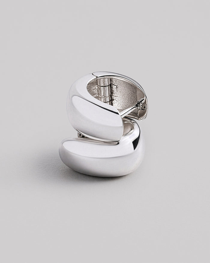 Silver earrings GOUTTE