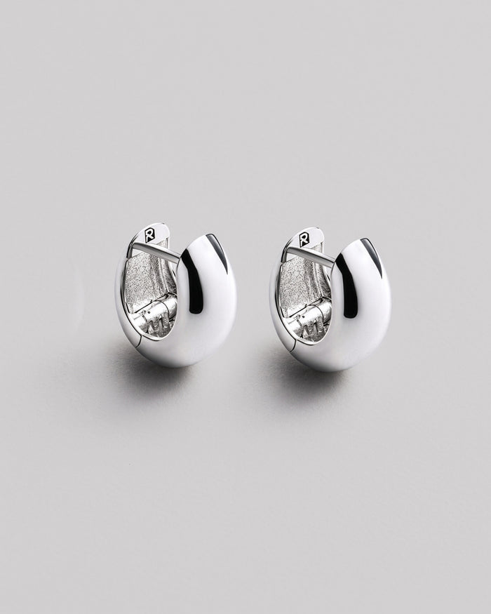 Silver earrings GOUTTE
