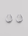 Silver earrings LISSE