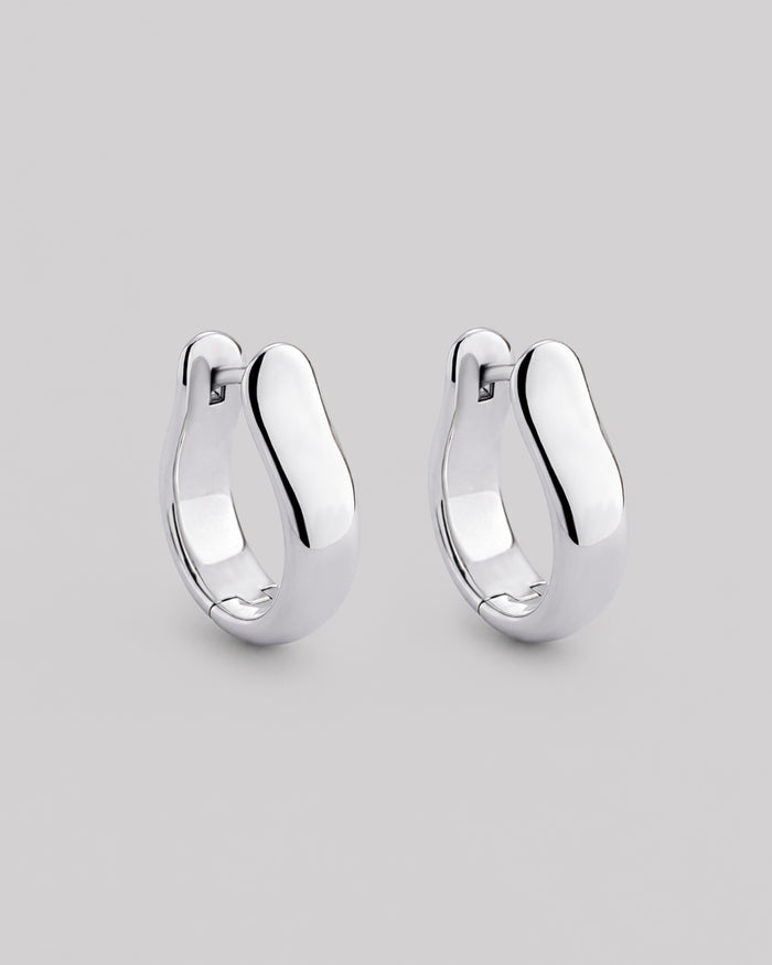 Silver earrings LISSE