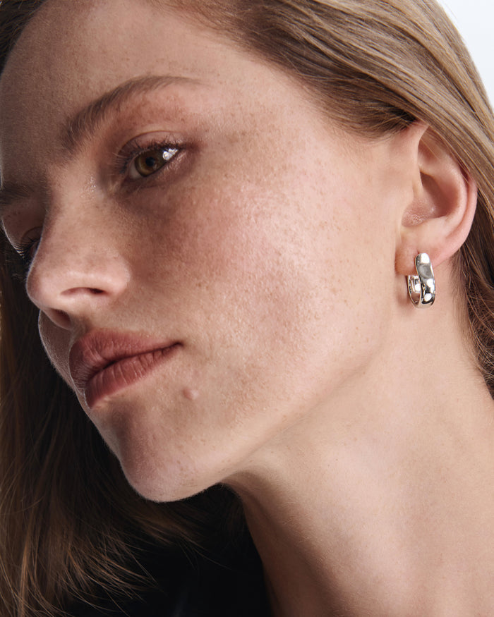 Silver earrings LISSE
