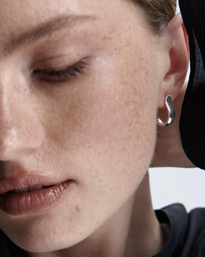 Silver earrings LISSE