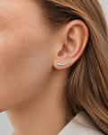 Silver earrings MOMENT