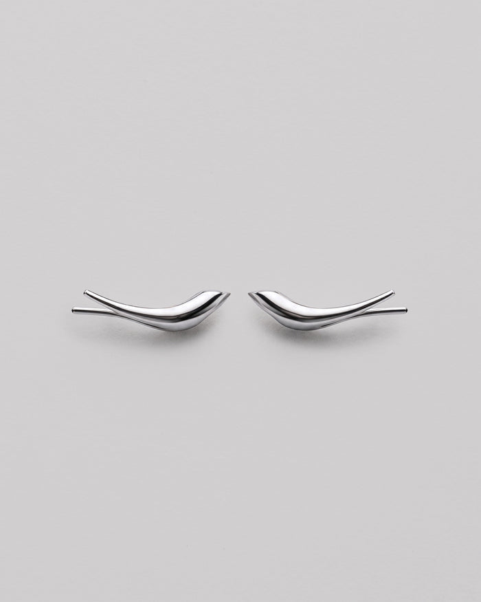 Silver earrings MOMENT