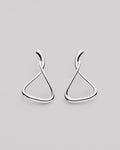 Silver earrings MUGEN