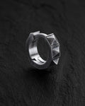 Silver hoop earring FARE