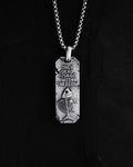 Silver pendant AGAINST THE FLOW