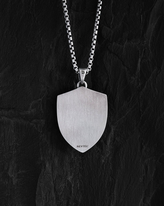 Silver pendant HERCULES & THE NEMEAN LION