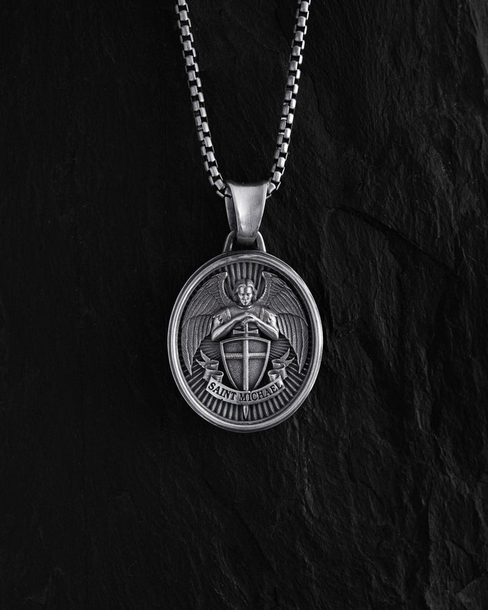 Silver pendant SAINT MICHAEL