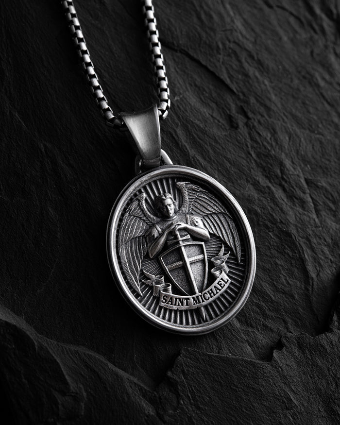 Silver pendant SAINT MICHAEL