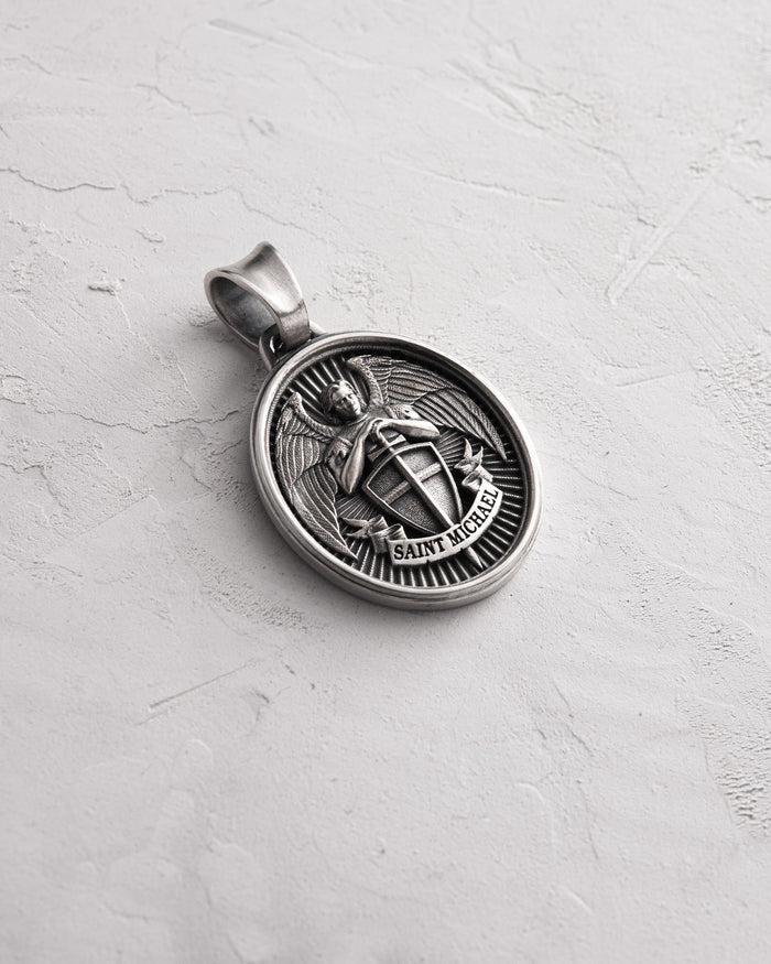 Silver pendant SAINT MICHAEL
