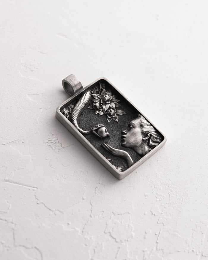Silver pendant TEMPTATIO