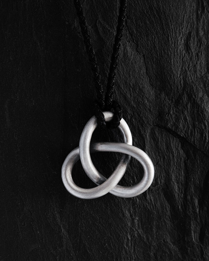 Silver pendant TRINITY (on a cord)