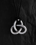 Silver pendant TRINITY (on a cord)