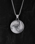 Silver pendant TRISKELION