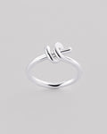 Silver ring BOUCLE