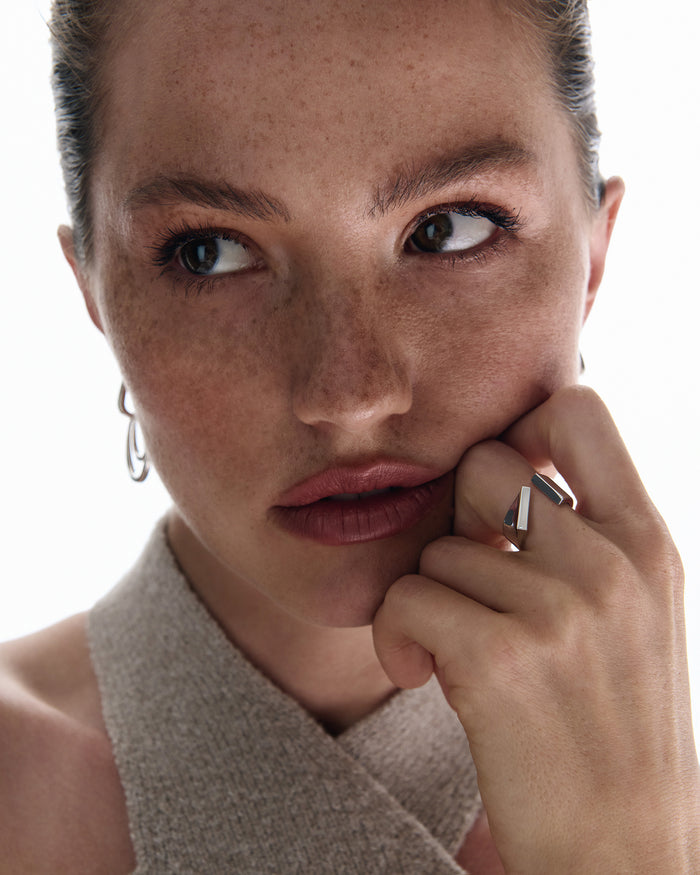 Silver ring BRUMA
