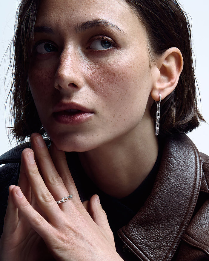 Silver ring CHAIN