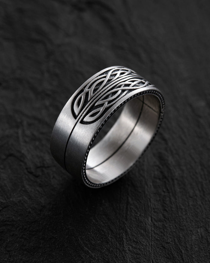 Silver ring ELVEN STAR