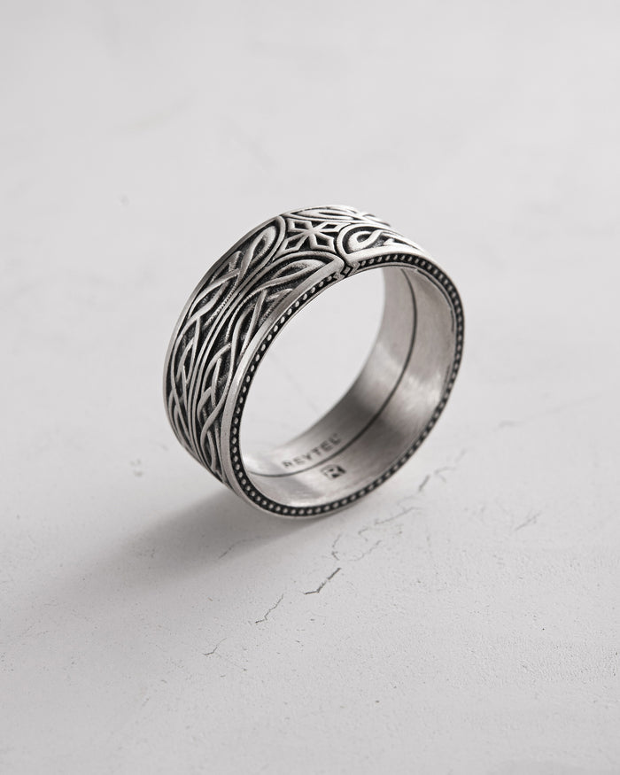 Silver ring ELVEN STAR