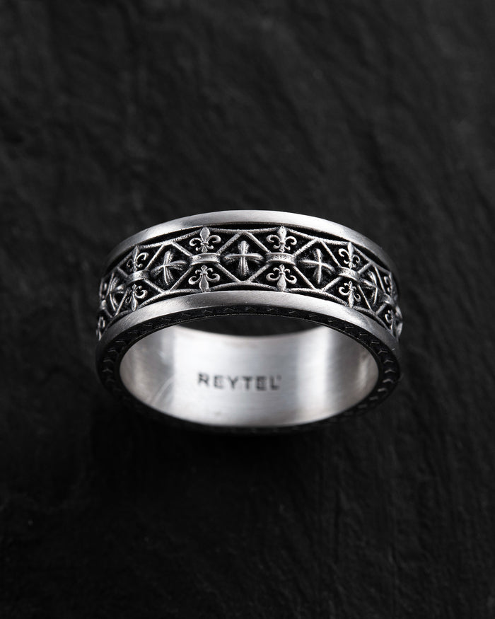 Silver ring FLEUR DE LIS