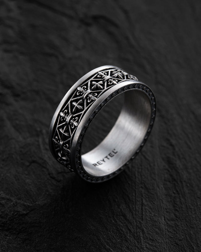 Silver ring FLEUR DE LIS