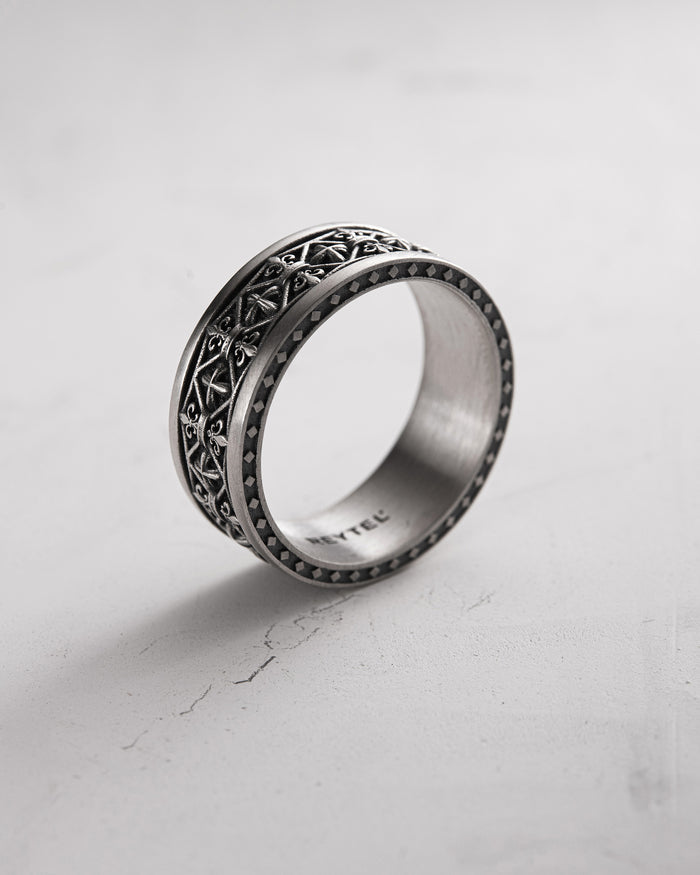 Silver ring FLEUR DE LIS
