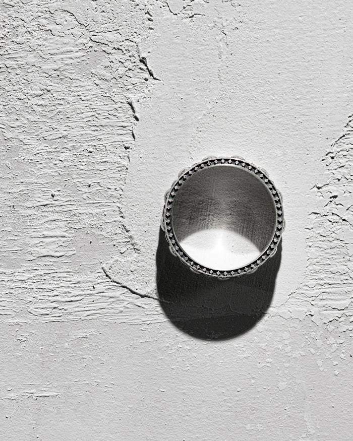 Silver ring MEMENTO MORI