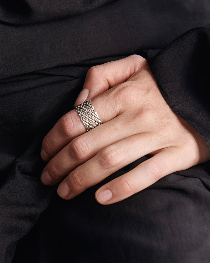 Silver ring NODO