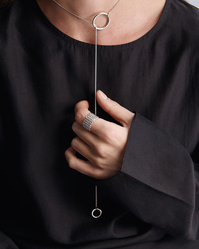 Silver ring NODO