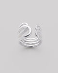 Silver ring ONDE