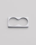 Silver ring PERFETTA (two-finger)