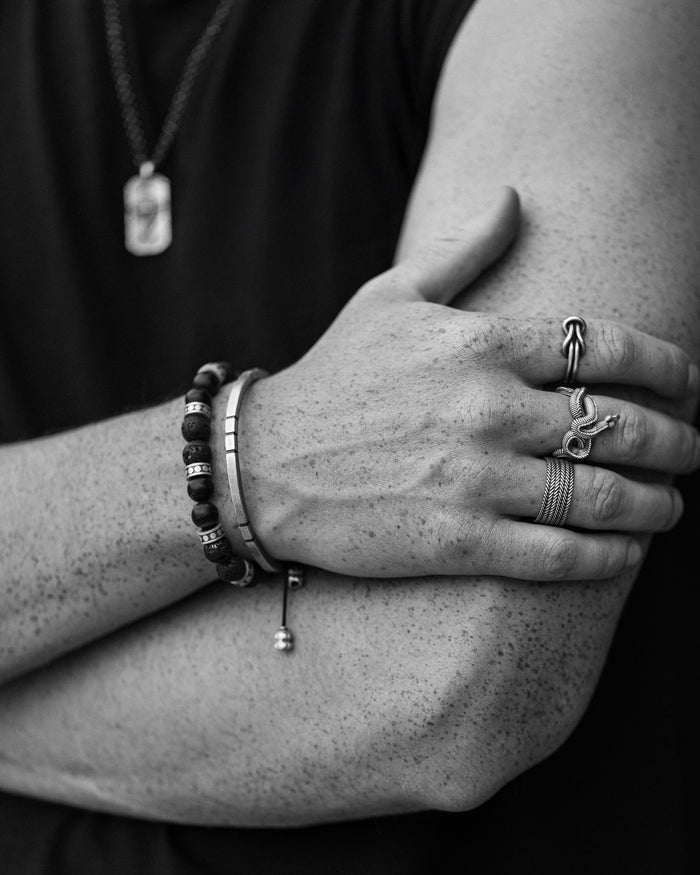 Silver ring REEF KNOT
