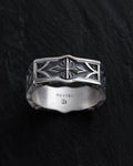 Silver ring SANCTUM. FLEUR DE LIS