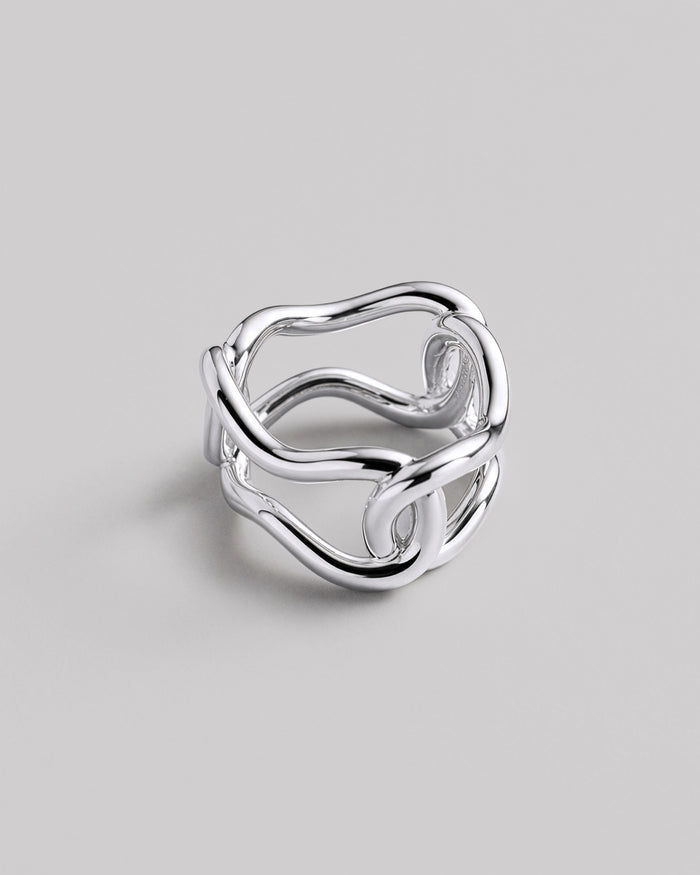 Silver ring SILHOUETTE