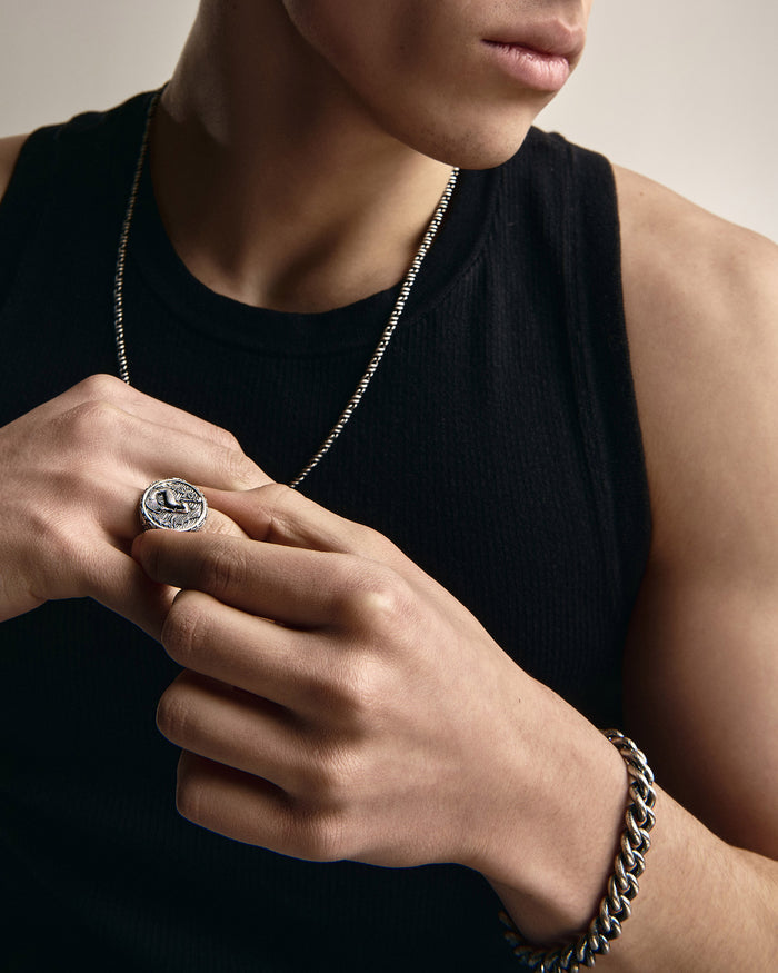 Silver ring SIREN