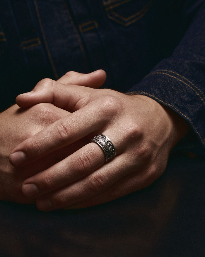 Silver ring THE LAST SUPPER