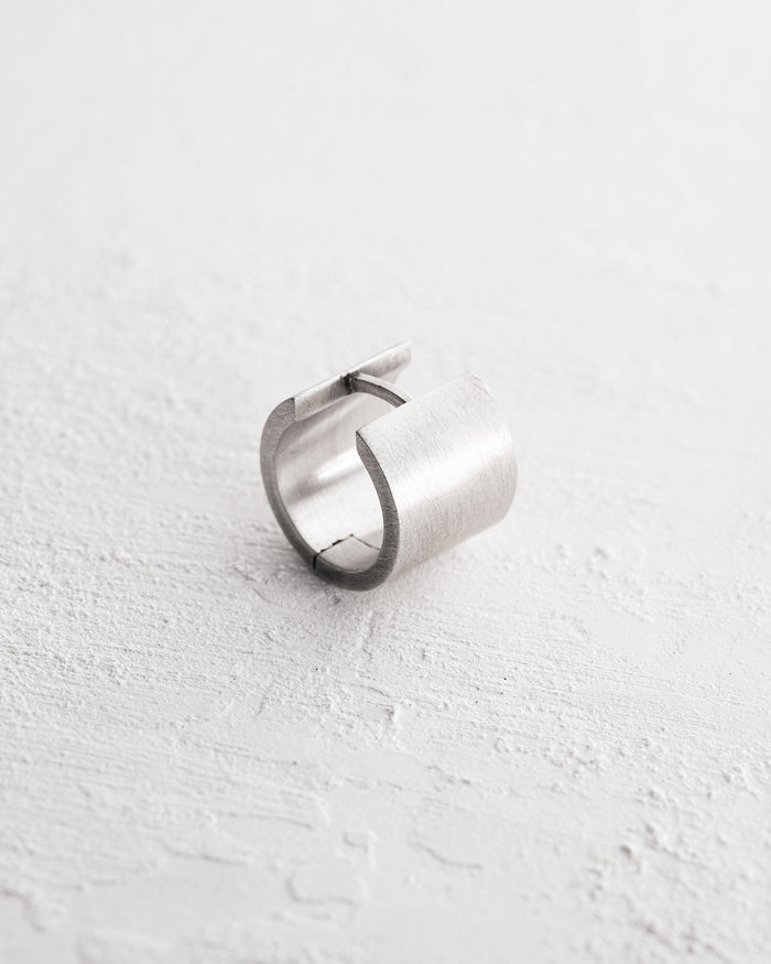 Silver single - earring SOLID