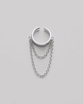 Silver single earring - cuff SERENA