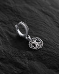 Silver single earring YGGDRASIL TREE OF LIFE