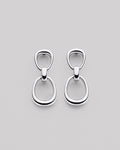 Silver stud earrings FORTEZZA