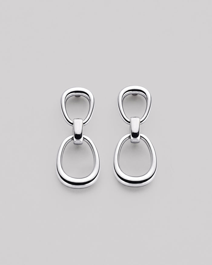 Silver stud earrings FORTEZZA