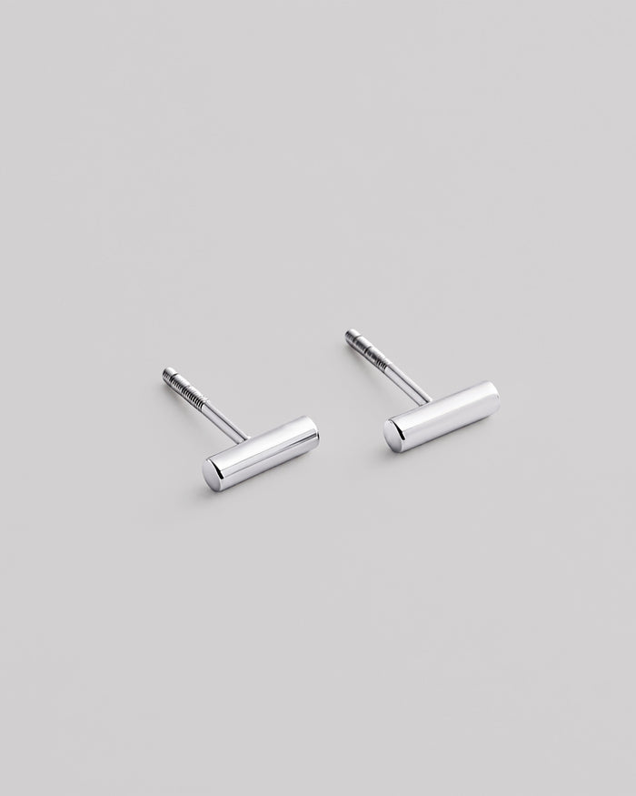 Silver stud earrings TOUCH