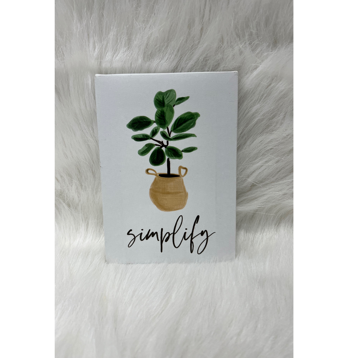 Simplify Decor Sign