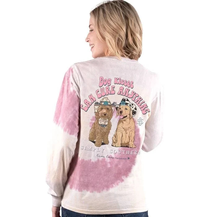 Simply Southern Dog Kisses Can Cure Anything T Shirt