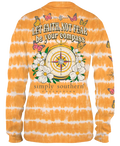 Simply Southern Let Faith, Not Fear Be Your Compass Womens Long Sleeve