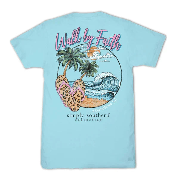 Simply Southern Walk by Faith Short Sleeve T-Shirt