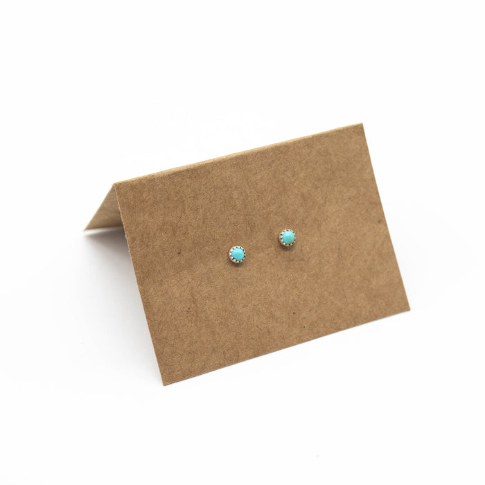 Sky Spark Studs - Turquoise