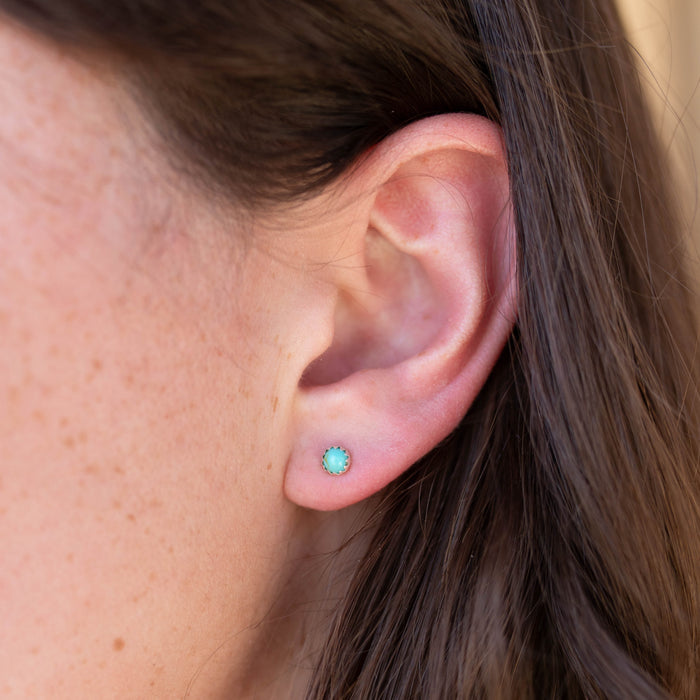 Sky Spark Studs - Turquoise